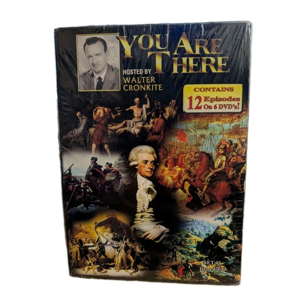 You Are There: CBS News Series Walter Cronkite 6 DVD Box Set 12 Episodes New